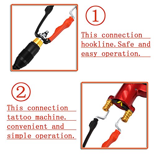 Kit Cord Machine Silicone Clip Converter Machine Tampa Acessórios Tampas de tinta para tatuagem