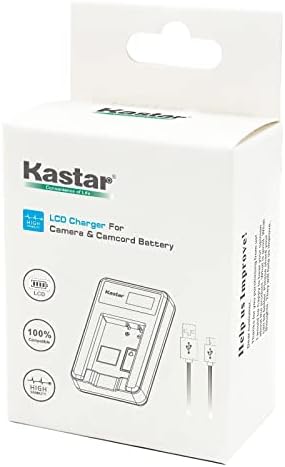 KASTAR EN-EL14A LED2 carregador de bateria USB compatível com a bateria Nikon EN-EL14A/EL14B/EL14C, DF BG-2P, BG-2F D3400,
