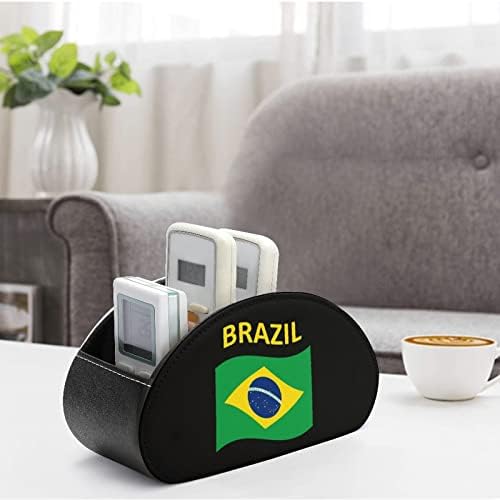 Bandeira de impressão brasileira TV Remote Organizer Box Controle