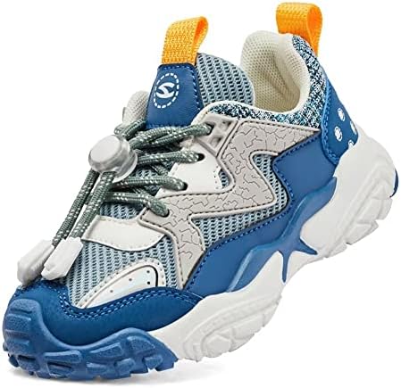 Hobibear Kids Sneakers Running Shoes Athletic para meninos Sapatos de meninas gancho e loop leves respiráveis