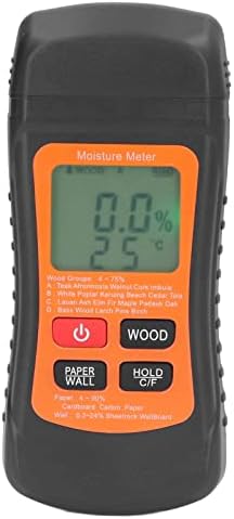 Medidor de umidade da madeira de Socobeta, 4 grupos de madeira umidade Medição do instrumento Auto Power Off Dados mantêm verde