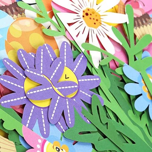 Monjita Pop Up Flower Bouquet, Cartão de girassol em 3D de aniversário para mãe pai namorado namorado namorado avós irmã irmão