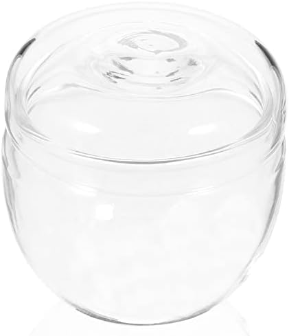 Cabilock Terrarium pequenos frascos de vidro portáteis de vidro lata de vidro lata de vidro alimentos jarra de armazenamento em casa pode vidro recipientes de alimentos recipientes de alimentos recipientes de alimentos