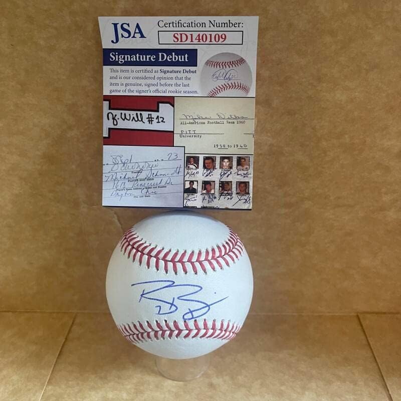 Bryce Bonnin Reds Signature Surve assinou M.L. Baseball JSA SD140109