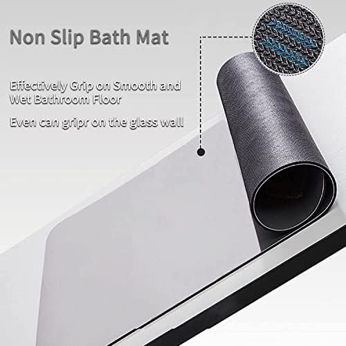 Super absorvente tapete de banho tapete de banheiro fino gradiente de banheiro banheiro lavável lavagem rápida banheira de