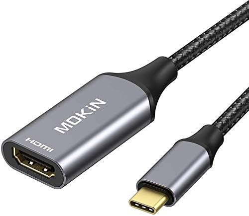 Estação de encaixe USB C para adaptador HDMI duplo, USB C Hub Dual HDMI Monitores para Windows, adaptador USB C com HDMI duplo,