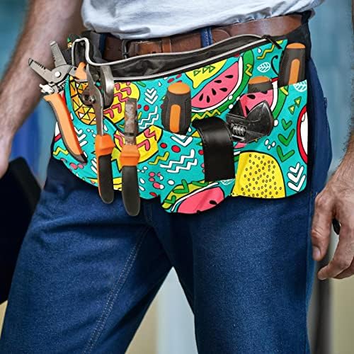 Frutas de verão Cantura verde Fanny Pack-Travel Pack Fanny Pack for Women & Men Bolsa de cintura fofa, acampamento de viagens de caminhada correndo com 4 bolsos, extensão de cinta, fácil carregar qualquer telefone, passaporte, carteira