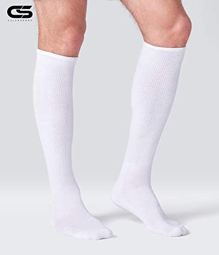 CS CELERSPORT 2/3 Pack Soccer Softball Socks para jovens e meias de metrô multi-esportes para adultos