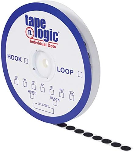 Fita Logic Hook and Loop Tape Dots, gancho preto)