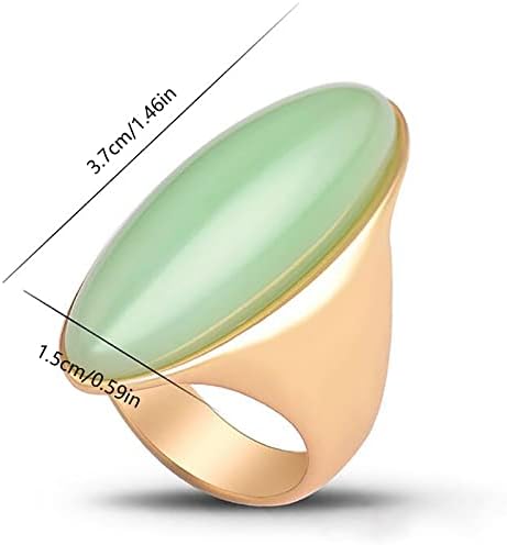 2023 Novo anel de metal anel frio retro europeu Multi-Color American Ring Anel de cristal e anéis de vento altos e