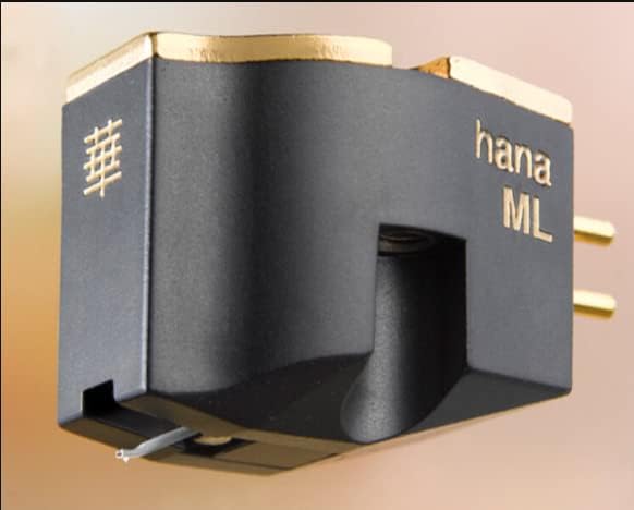 Cartucho estéreo de bobina de movimentação HANA MC com ponta de microlina nua - ml
