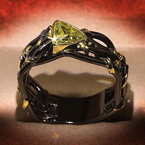 Anéis tamanho 6 anel de moda de moda personalidade jóias jóias incrustadas anéis de duas cores dos anéis femininos