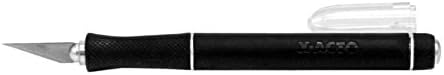 Lâminas de faca X-ACTO®, nº 11 da lâmina com dispensador de segurança, pacote de 15 & x-acto x3000 com tampa, preto