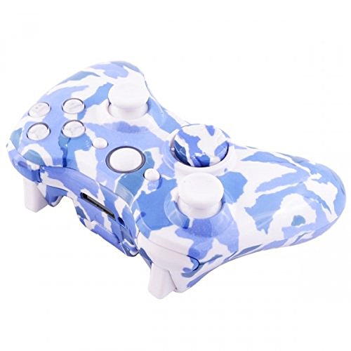 Modfreakz® Shell/Button Kit Hydro Dipped Collection Snow Blue Camouflage