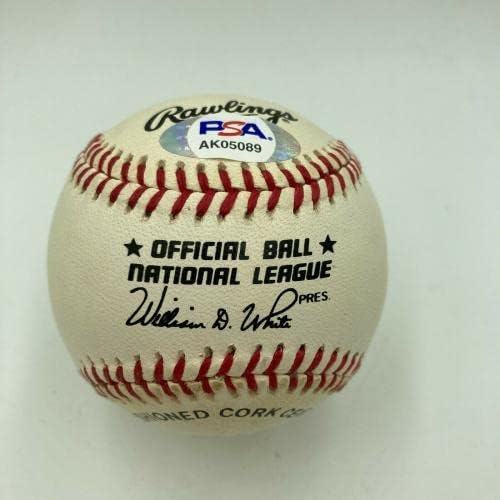Linda Sandy Koufax assinou a Liga Nacional de beisebol PSA DNA Classificado Mint 9 - Bolalls autografados