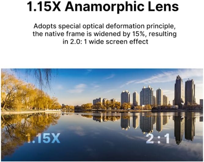Lente angular angular de afimia / 1,15x lente anamórfica para DJI Mavic 3 Classic