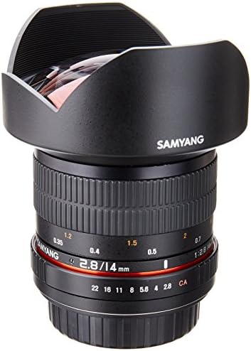 Samyang sy14m-e 14mm f2.8 lente ultra largura para montagem eletrônica da Sony