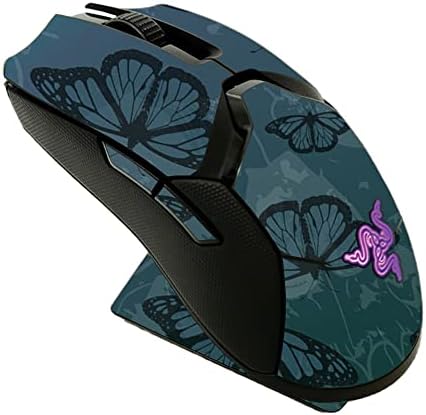 MightySkins Skin Compatível com Razer Viper Ultimate - Butterfly escura | Tampa protetora, durável e exclusiva do encomendamento