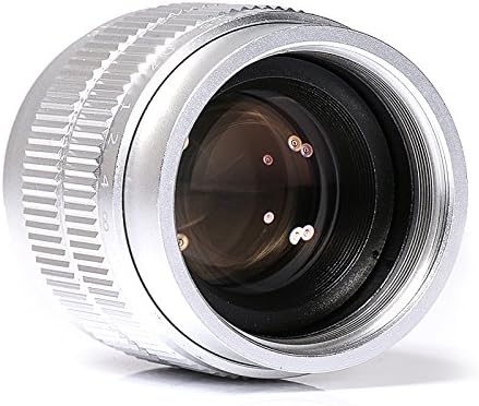 Silver Fujian 35mm F1.7 Lente de filme CCTV/lente CCTV para Sony Panasonic Fujifilm Olympus Canon Nikon Mirroless Camera