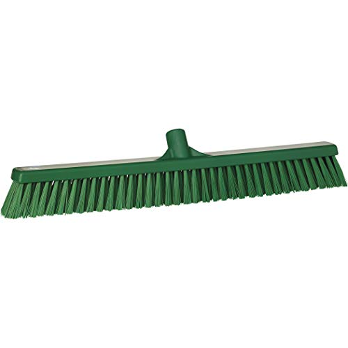 Vikan 31942 Broom, Push, Soft/Stift, 24 , PP/PBT, Green