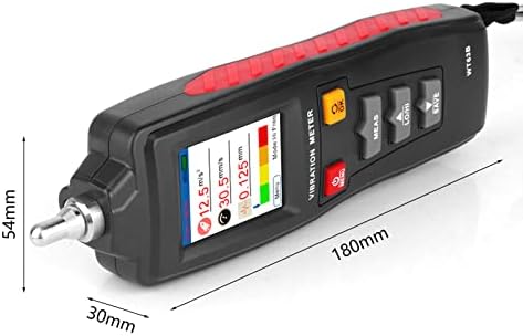 JADESHAY WT63B METER DE VIBRAÇÃO, Acelerômetro digital, testador de deslocamento de velocidade de aceleração de vibração portátil