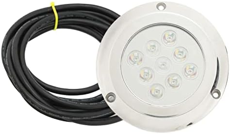 Iate subaquático leve e baixa energia consumo de energia piscina luminja de choque de luz CC 12V -24V IP68 à prova d'água