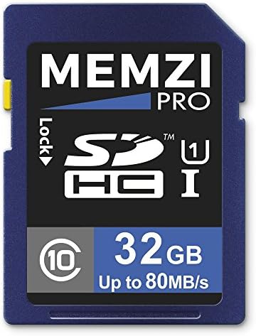 MEMZI PRO 32GB CLASS 10 80MB/S SDHC MEMÓRIA CARTÃO PARA SAMSUNG NX SERIE