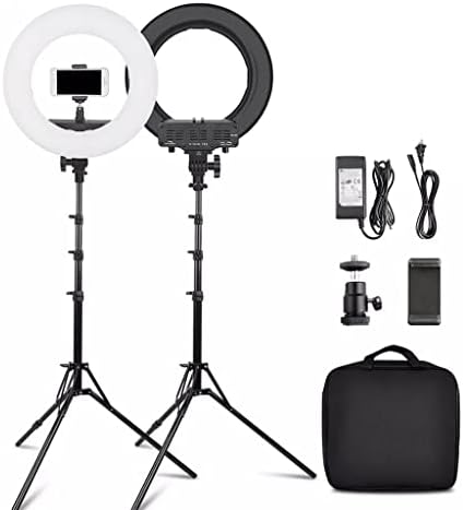 Lâmpadas de anel de anel de luminagem LED BHVXW 14 polegadas Lâmpadas Luz de maquiagem Luz de maquiagem Selfie com suporte de telefone para stand para fotografia