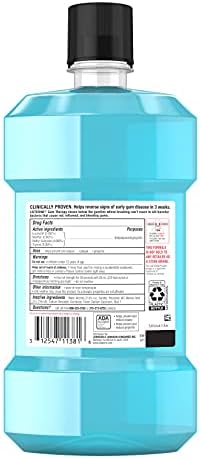 Antiplaque da terapia com goma de listerina e enxaguatório bucal anti-aderência, enxágue oral anti-séptica para ajudar a reverter