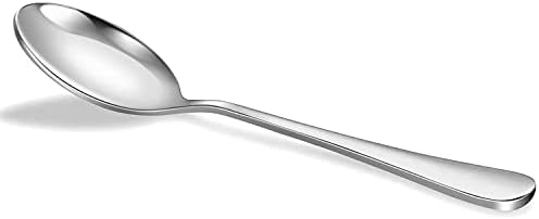 Hiware Forks de aço inoxidável e colheres de aço inoxidável de 24 peças, talheres de talheres extra-finos Conjunto para casa, cozinha