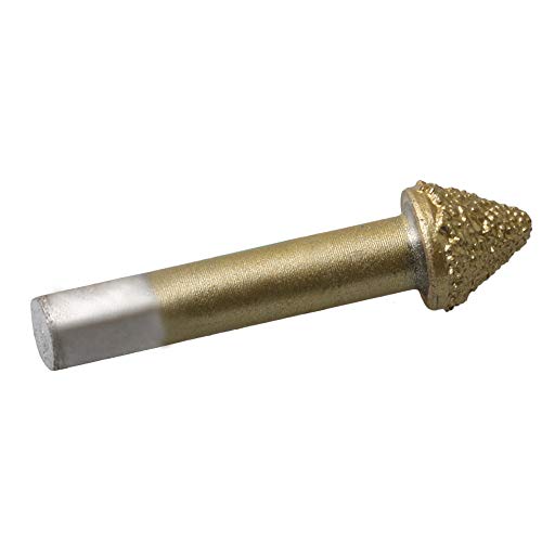 BSTINAY 60 ângulo de diamante CNC Bit Bit Bit Stone Gravura de 6 mm DIA