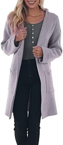 Jaqueta de férias para mulheres casaco de manga longa e longa feminina