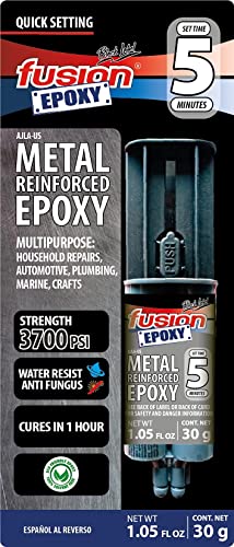Epóxi de fusão - aço epóxi - 5 minutos SET EPOXY SERINGA - 25 ml