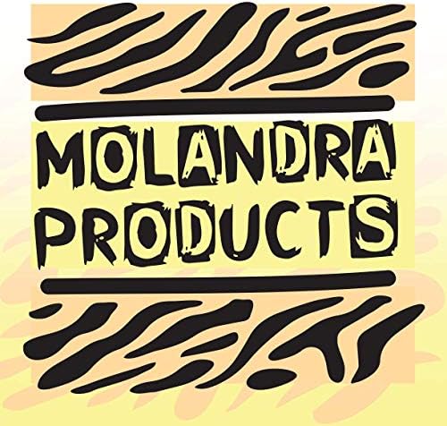 Molandra Products Commissies - 20oz Hashtag Aço inoxidável garrafa de água branca com morador, branco