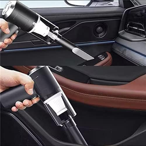 Sulees Wireless Handheld Aspirador de aspirador de mão, carros pequenos a pó de pó, grande energia de sucção USB recarregável, bico multifuncional 2 em 1 para limpeza de carros