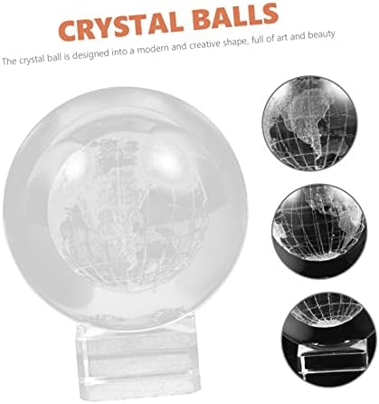 Besportble 1 set ornamentos de cristal decoração de casamentos fotografia esfera para fortuna dizendo a casa de decors office bola de cristal bola de tv adornos