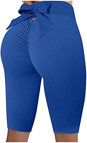 Leggings de favo de mel para mulheres com cintura alta 5 Comprimento de ioga Treino de calças de ioga executando meias de controle