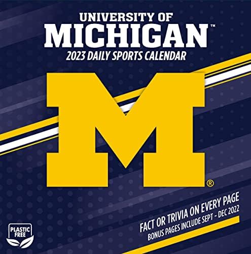 Turner Sports Michigan Wolverines 2023 Box Calendar, multicolor