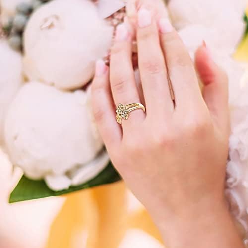 2023 Novo engajamento redondo de zircões de zircões femininos anéis de casamento anéis de jóias para mulher anel de dragão de damas