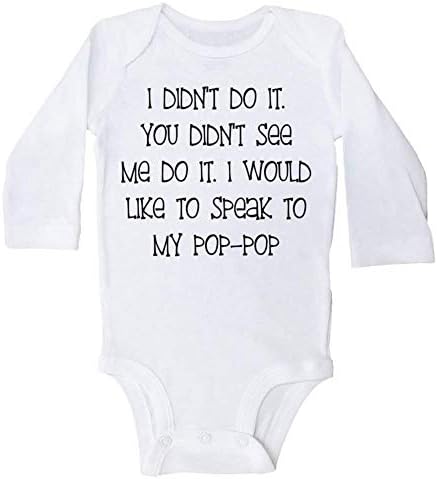 Ebenezer Fire neto bebê Onesie/Fale com meu bodysuit de recém-nascido pop/unissex