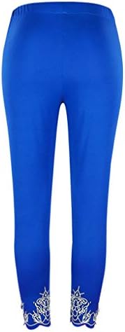 Perneiras de renda para mulheres Capri Jean Leggings High Wistide Calças de ioga esticam calças de verão Corte