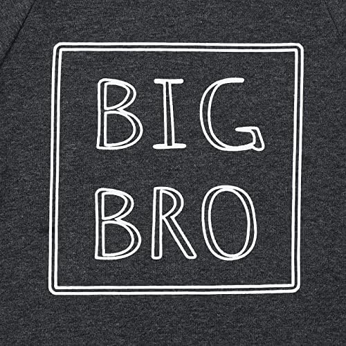 Big Brother Camisa Criança Bebês meninos Big Brother Anúncio Tshirt Fall Inverno Kids Manga Longa Tops de algodão de