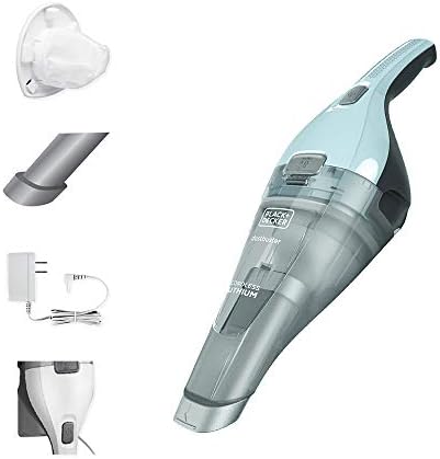 Além de Black+Decker Dustbuster® - computador de mão - sem fio, azul gelado - Mini Vacuum Cleaner