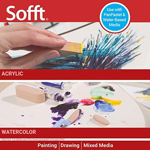 Sofft Tool 61041 Big Oval Sponge para Panpastel Artist Painting pastel