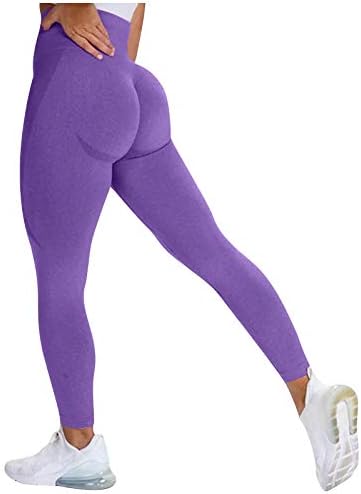 Leggings Mgbd para Mulheres Scrunch Butt Butt Semente Alta Coloque Pontas de ioga Ponta de ioga Lift Butt Soft Athletic Fitness calças calças