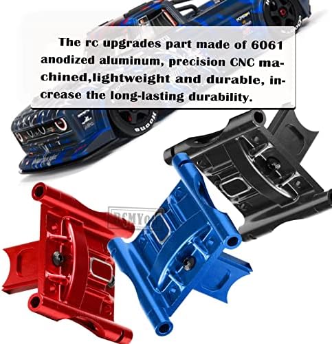 RCMYou Centro de alumínio Diff Mount & Diference Mount Upgrades Atualizações Parte Para Arrma 1/8 Typhon/Kraton/Outcast/Notorious/Talion