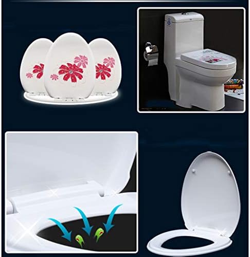 Wdbby de impressão de carregamento rápido universal tampa do banheiro acolchoado assento de vaso sanitário capa de assento