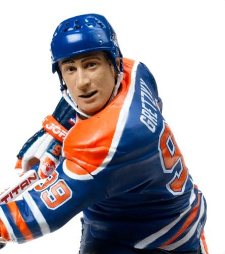 McFarlane Toys NHL Legends Series II Figura: Wayne Gretzky com Jersey Blue Edmonton Oilers