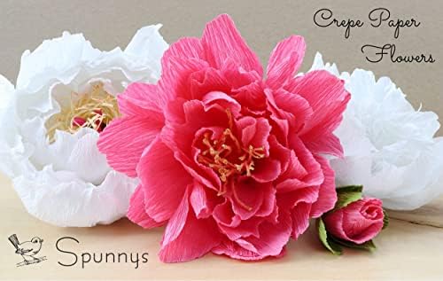 Variedade de 120 bolas de algodão Ø 6 a 25 mm - 8 tamanhos - Perfeito para flores de papel crepe e artesanato DIY - Spunnys