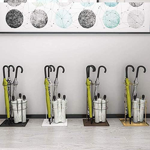 Paifa Umbrella Stands, Hollow Geometric Design Umbrella Stand, Metal Umbrella Storage Stand, para entrada, guarda -chuvas de escritório,